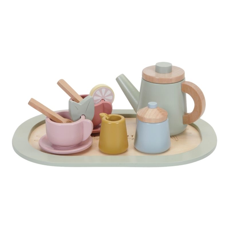 Moca-Tea Set - Wooden tea service set 2