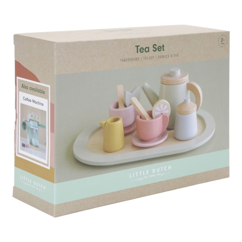 Moca-Tea Set - Wooden tea service set 2