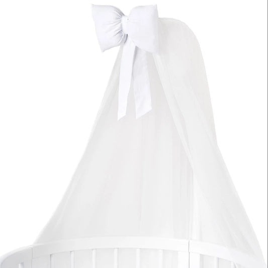 Saru - Zanzariera culla in tulle con fiocco di cotone - Scandi Kids Concept Store