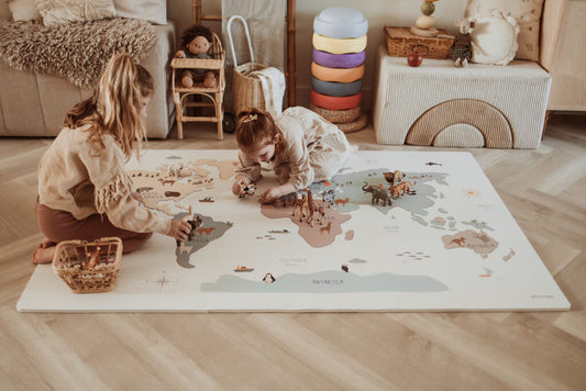 Codi-Play &go tappeto in gomma eva Worldmap