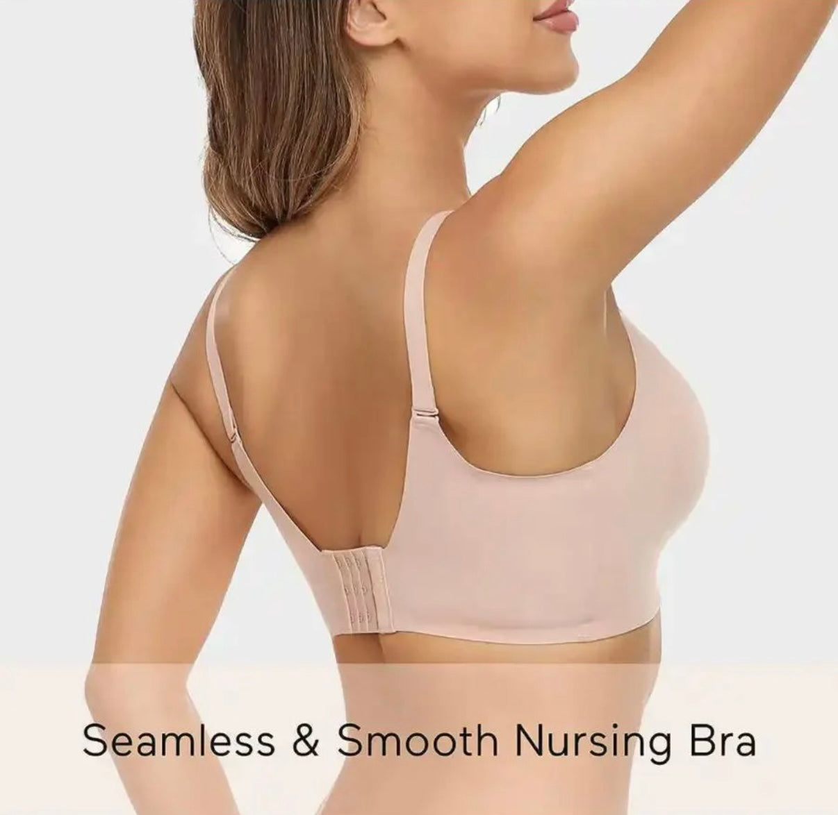 Momcozy - ultra soft nursing bra - reggiseno per allattamento - varie misure - beige - Scandi Kids Concept Store