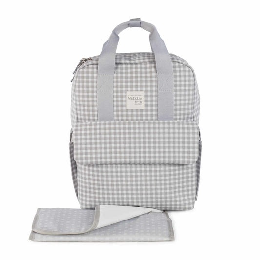 Zaino I Love Vichy Grigio - Walking mum