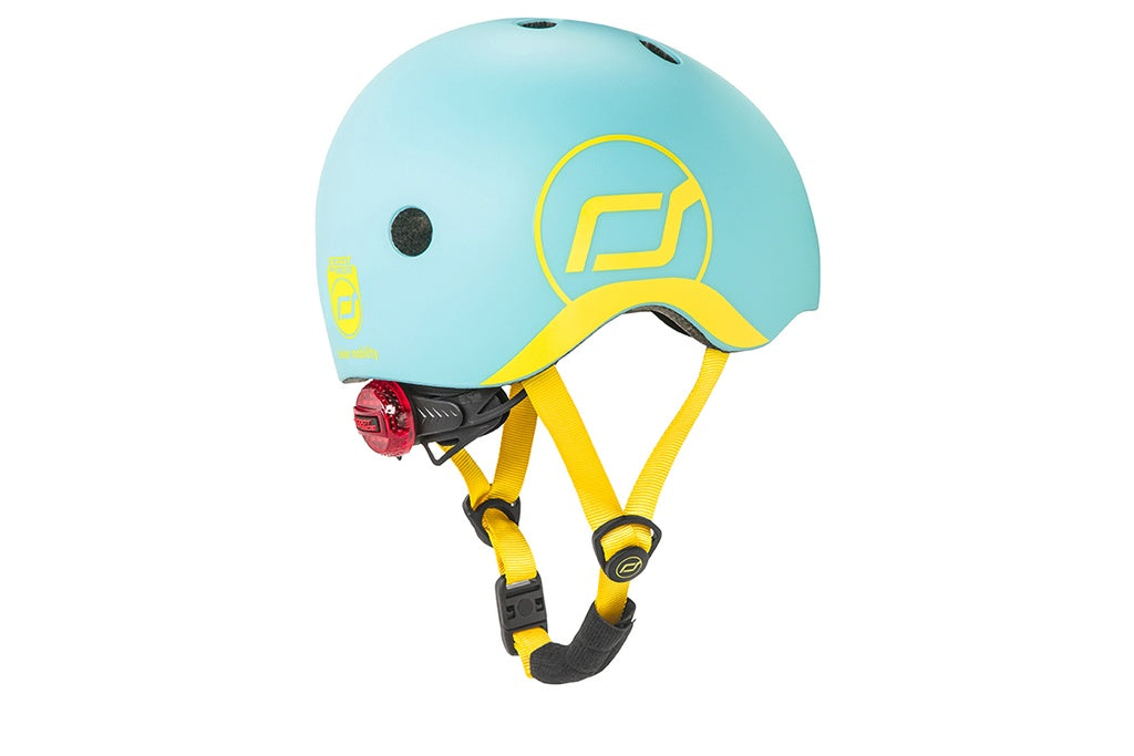 Scoot and  Ride  Helmet steel casco celeste XXS-S: circonferenza  45 – 51cm