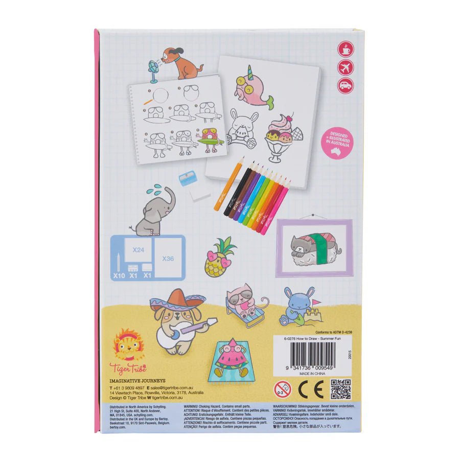 Tiger Tribe - Colouring Sets Come disegnare -Summer Fun