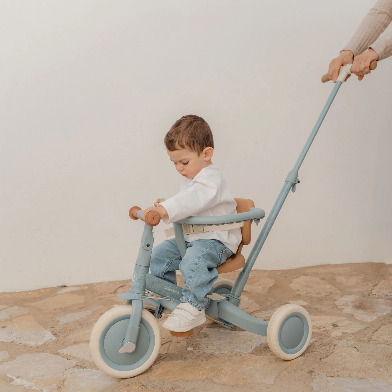 Triciclo 4 in 1 Blu Little Dutch - Scandi Kids Concept Store