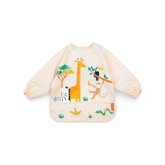 Soft Biby Jungle - bavaglio manica lunga  - miniland - Scandi Kids Concept Store