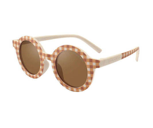 Occhiali da Sole Kids New Round Sienna Gingham 18-8