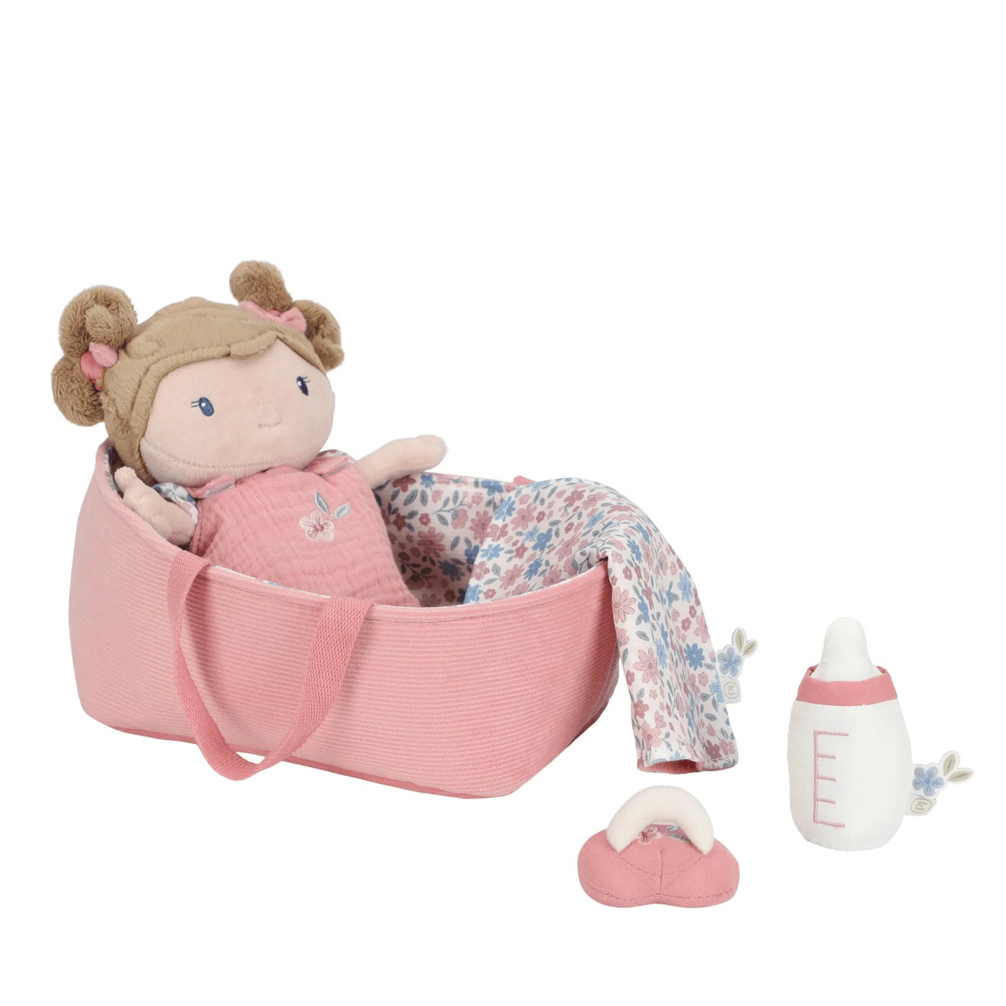 Little Dutch Bambola Neonata in Cesto Rosa LD4677