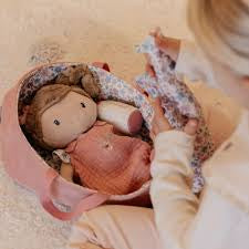 Little Dutch Bambola Neonata in Cesto Rosa LD4677