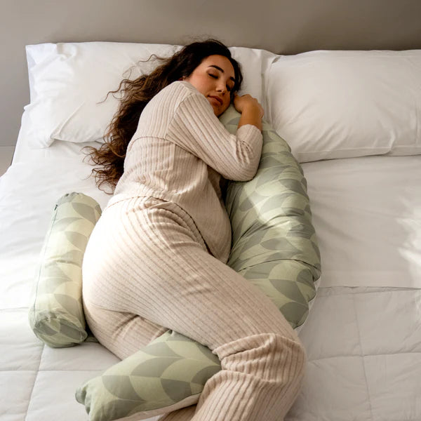 Cuscino gravidanza e allattamento Koala Hug Plus Fan Green