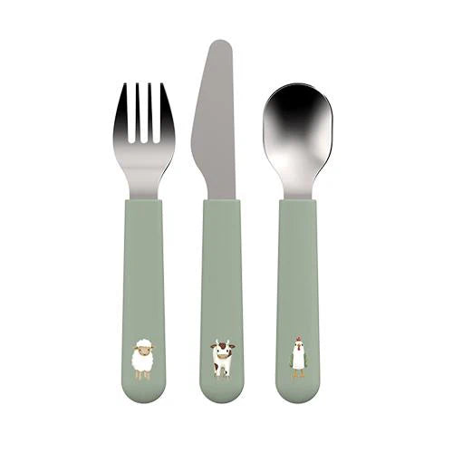 Set posate 3 pezzi Little Farm