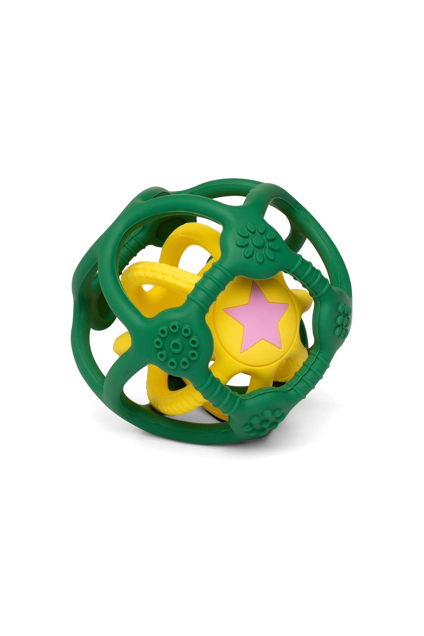 Little L - SET OF 2 SENSORY BALLS GREEN AND YELLOW