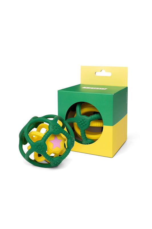 Little L - SET OF 2 SENSORY BALLS GREEN AND YELLOW