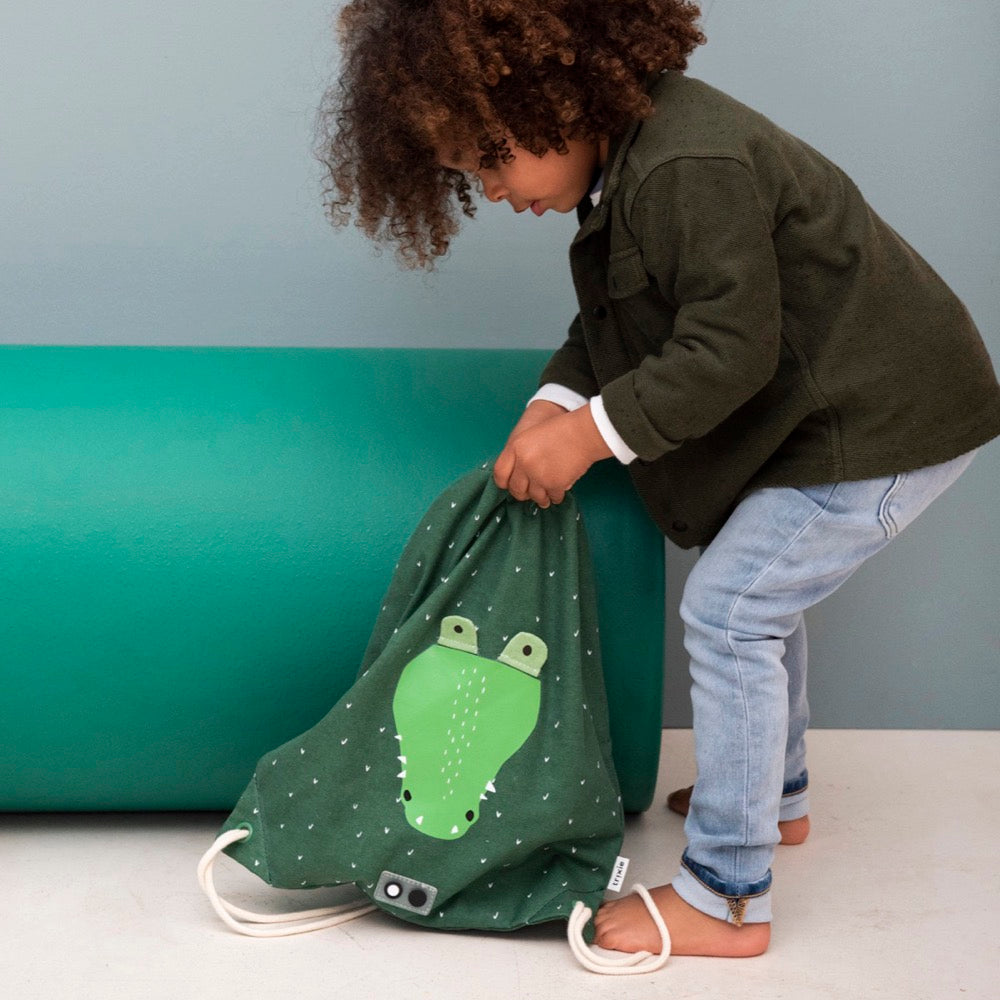 Drawstring bag sacca Trixie Mr. Crocodile