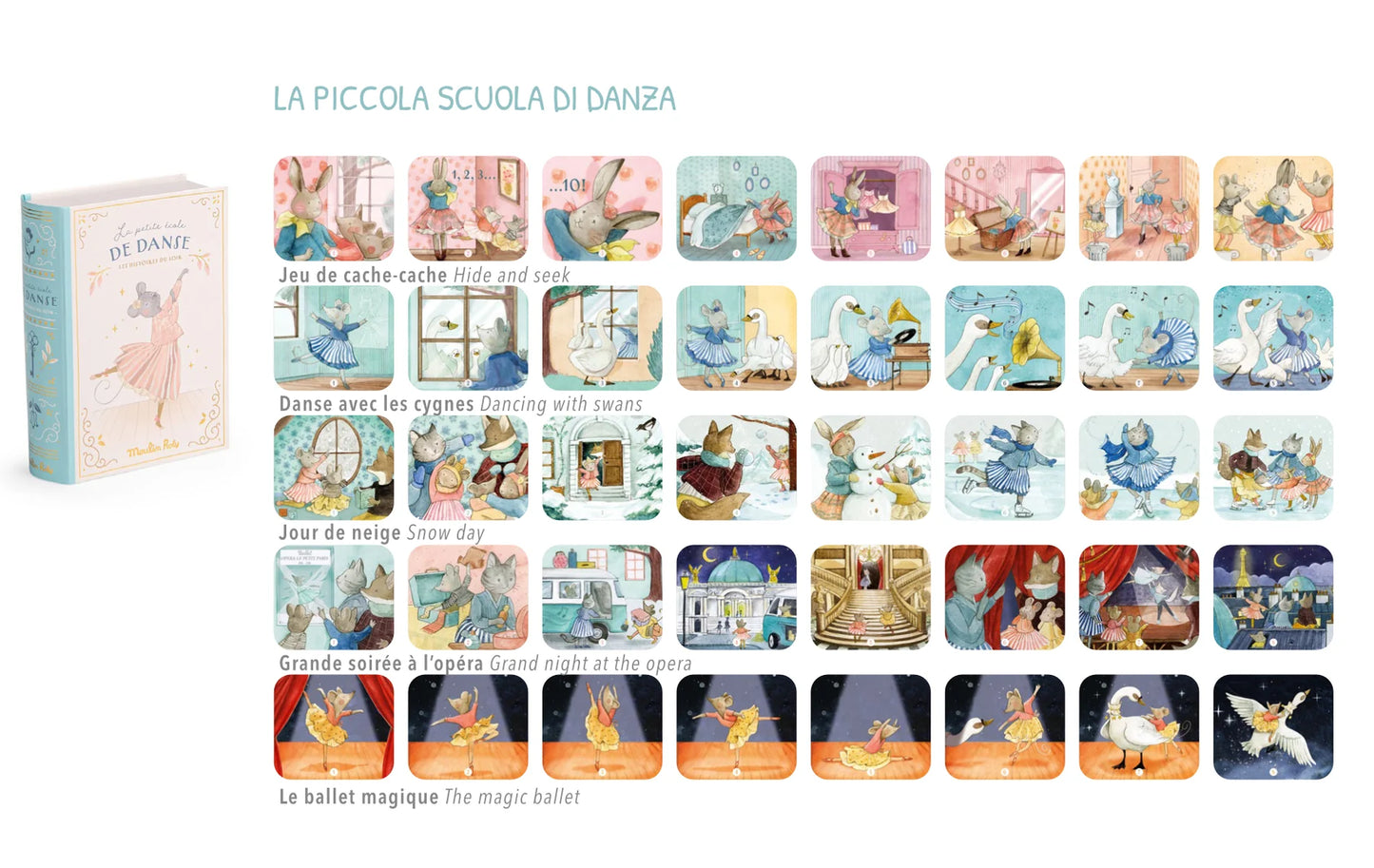 Mimu - Cofanetto lampada proietta storie - Moulin Roty