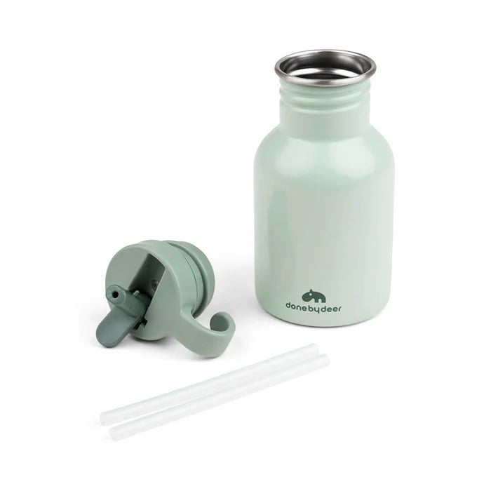Bottiglia in metallo - effetto coccodrillo - verde - 350 ml