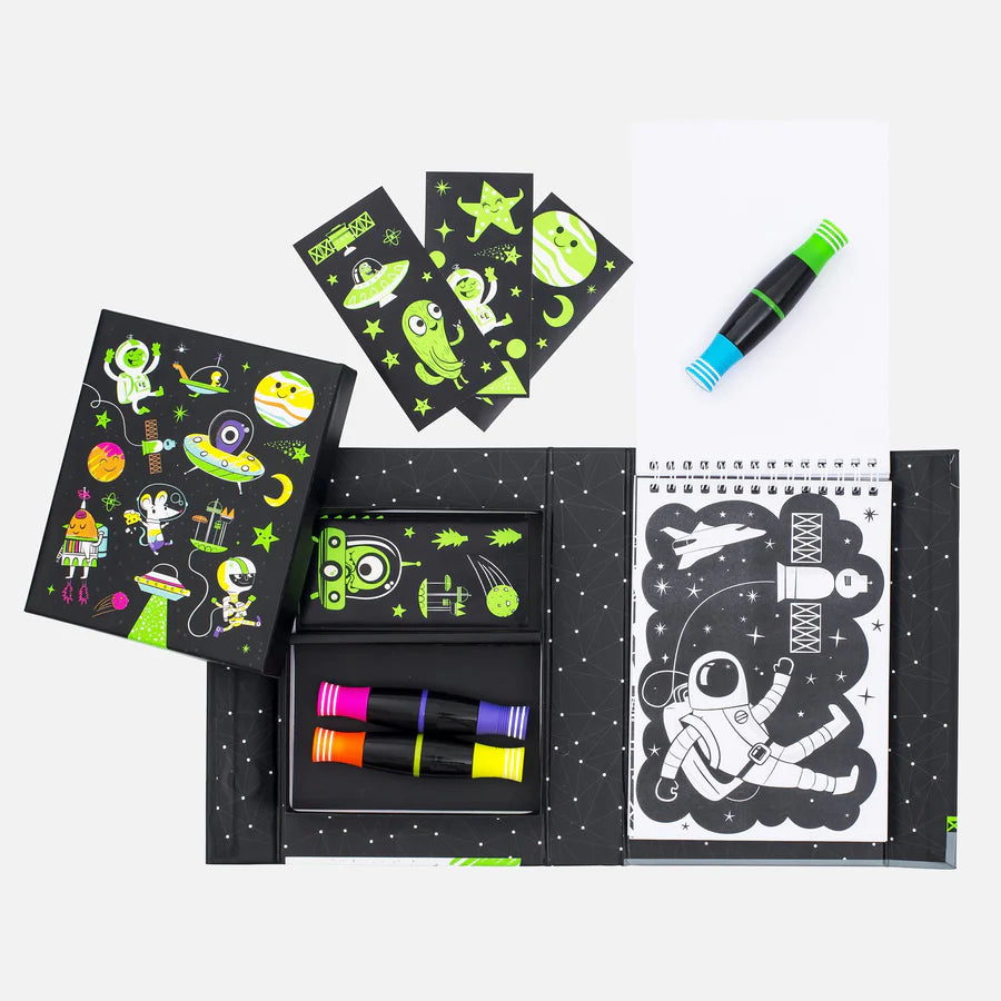 Tiger Tribe - Set da colorare al neon - Spazio