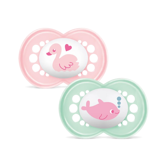 MAM  Original succhietto, 16+ mesi Sealife rosa verde