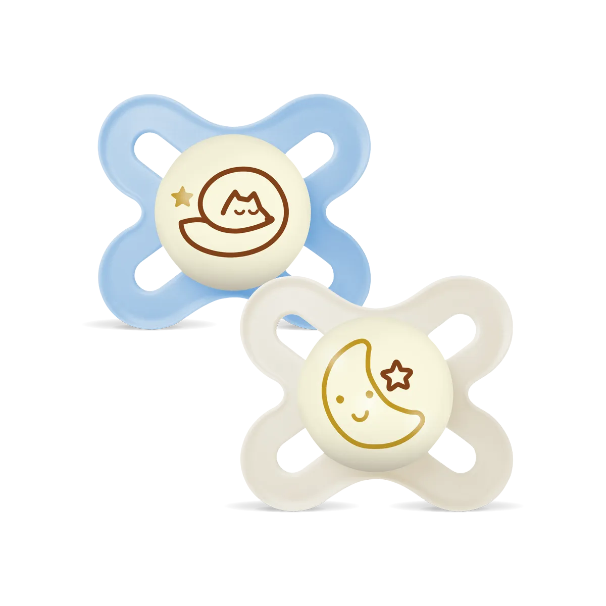MAM Original Start succhietto, 0-2 mesi  beige azzurro