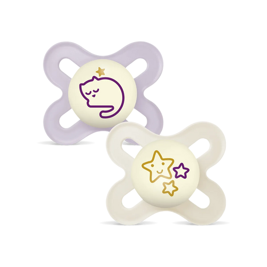MAM Original Start Night succhietto, 0-2 mesi lilla beige