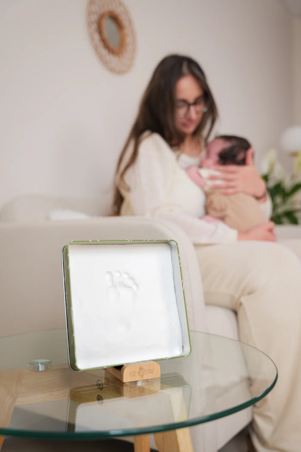 SCATOLA BABY QUADRATA - OLIVE TREE
