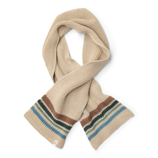 Sciarpa lavorata a maglia Little Dutch Taupe - taglia unica