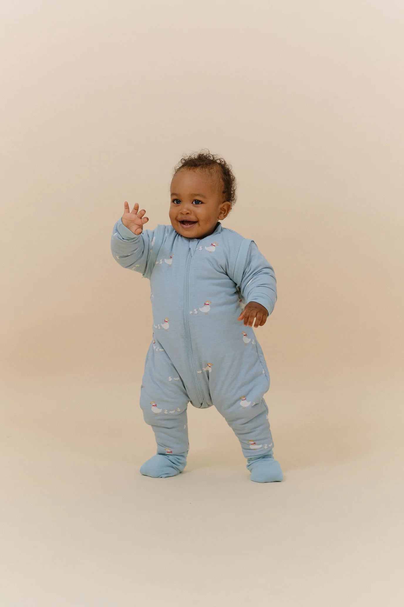 Sacco nanna con piedini e maniche e calzini antiscivolo - Duck Family - TOG 2.5