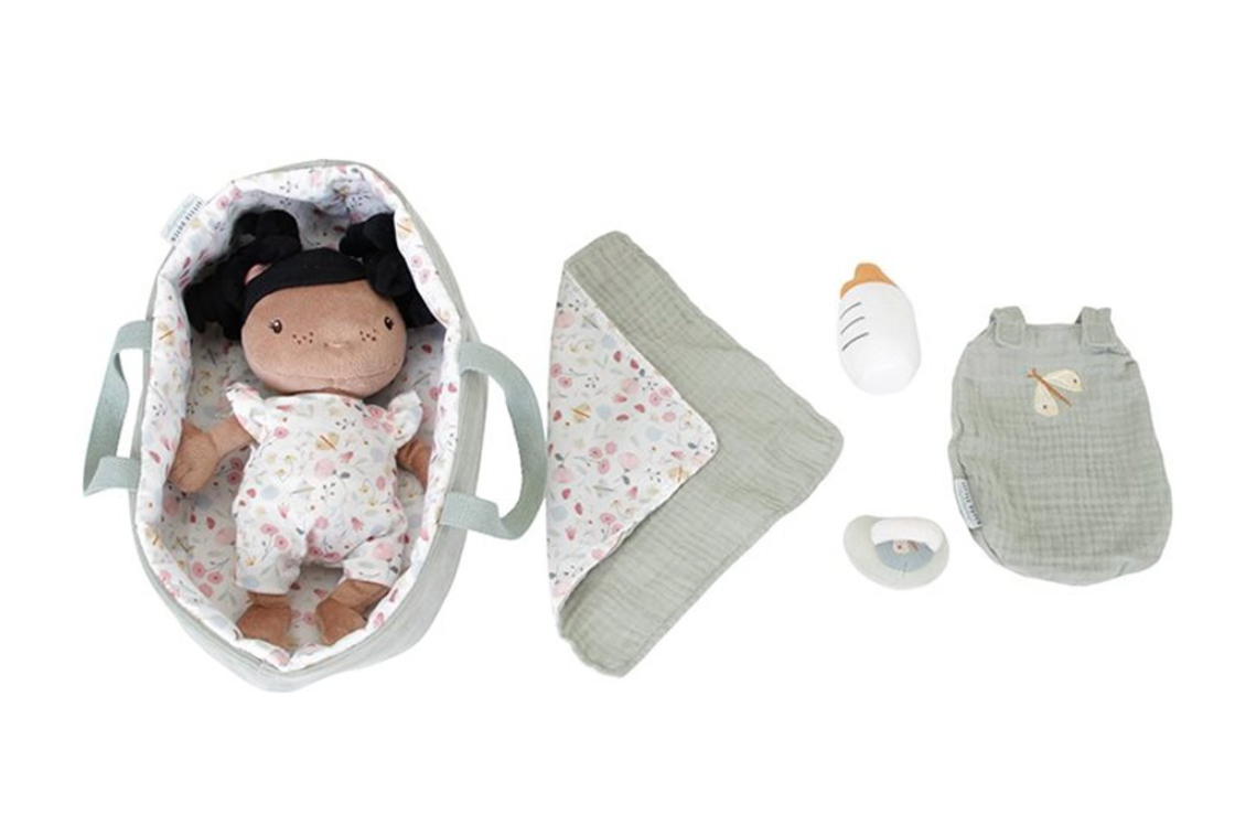 Peluche Bambola Evi Flowers & Butterflies  - baby doll Evi  set