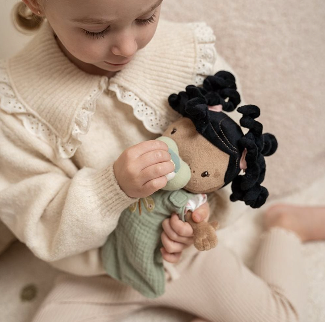 Peluche Bambola Evi Flowers & Butterflies  - baby doll Evi  set