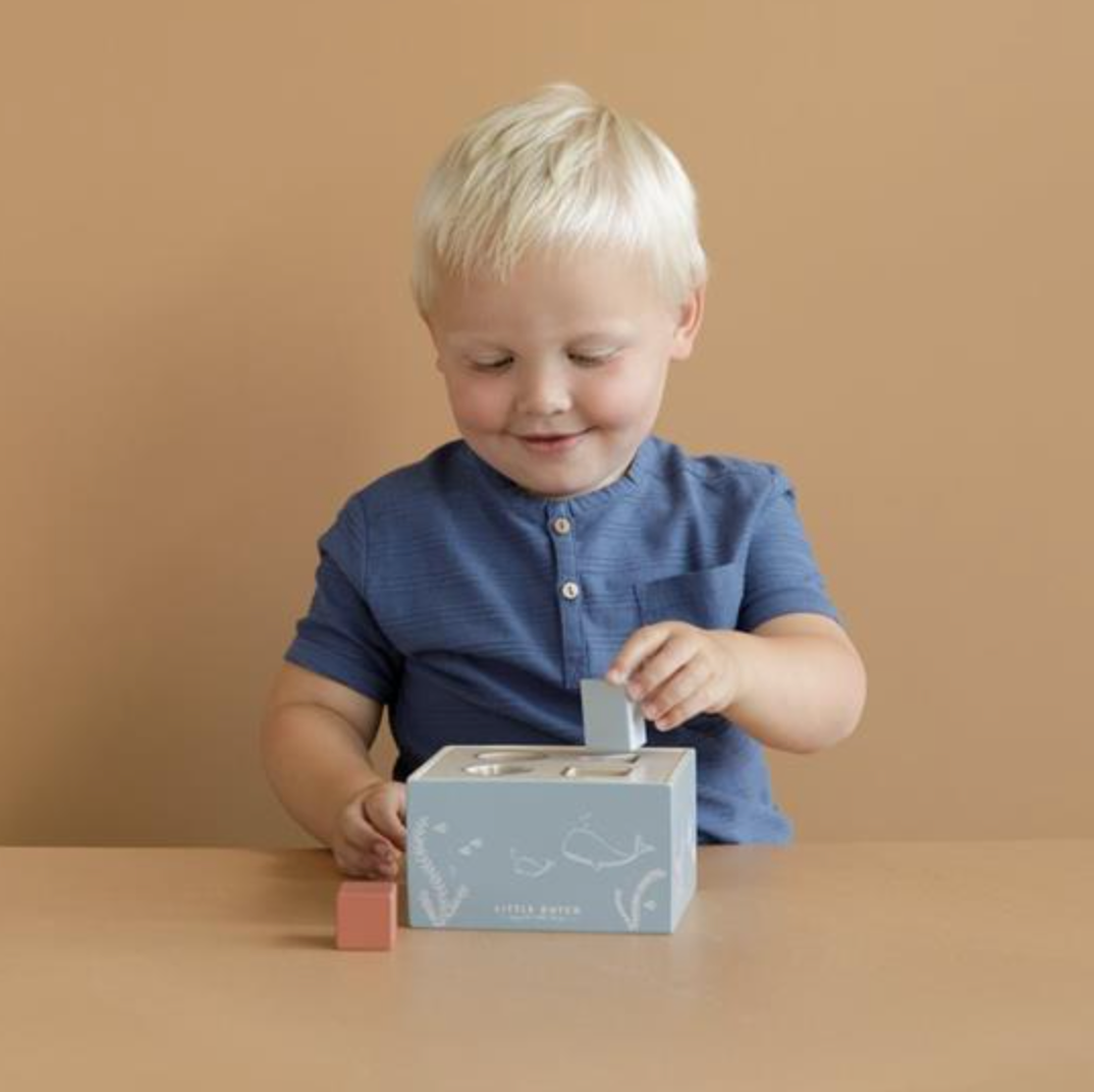 Shape Sorter  - cubo con forme ad incastro ocean