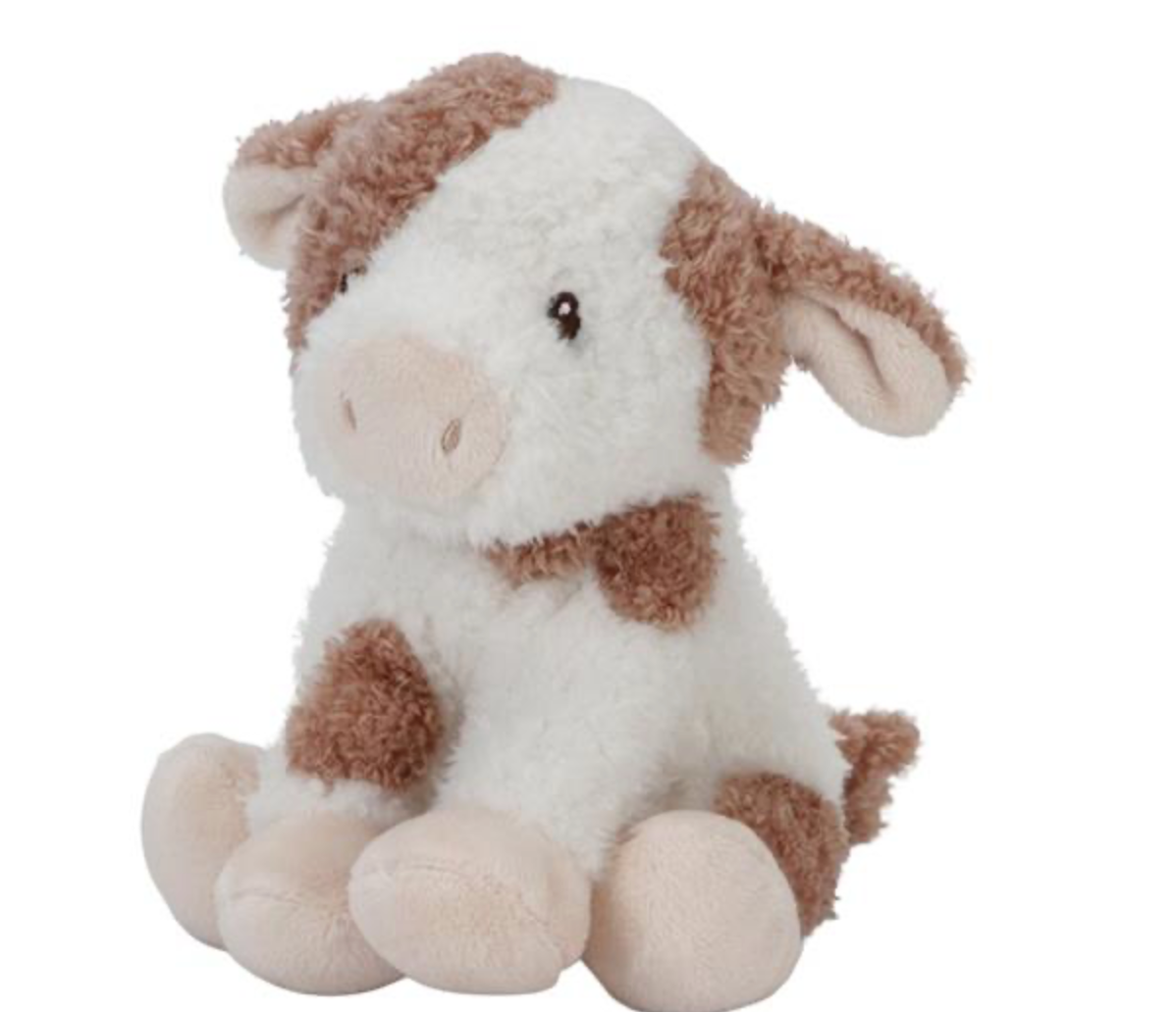 Peluche Small Cuddly Mucca Little Farm - 17 cm