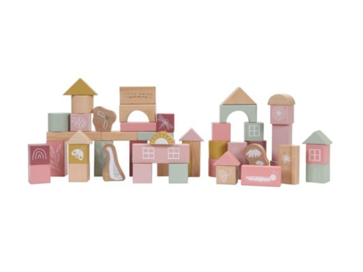 Fasa-Blocks Adventure - cubetti da costruzione adventure pink