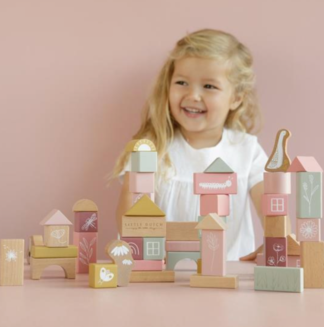 Fasa-Blocks Adventure - cubetti da costruzione adventure pink