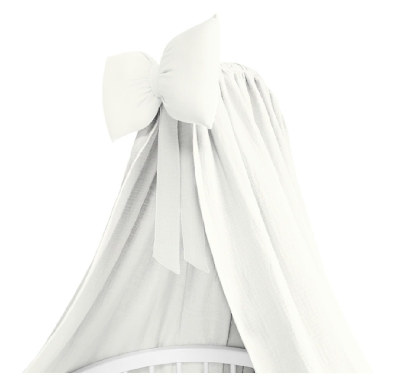 Sofa - Zanzariera culla di mussola con fiocco
