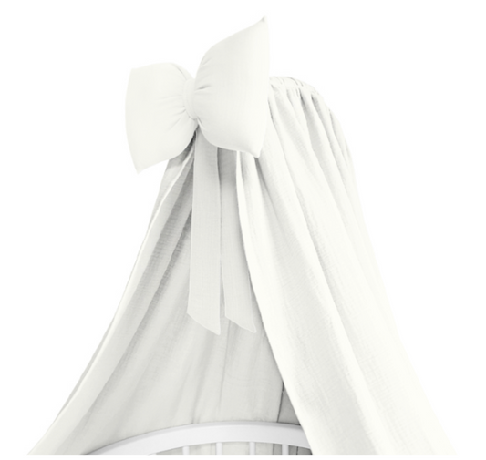 Sofa - Zanzariera culla di mussola con fiocco