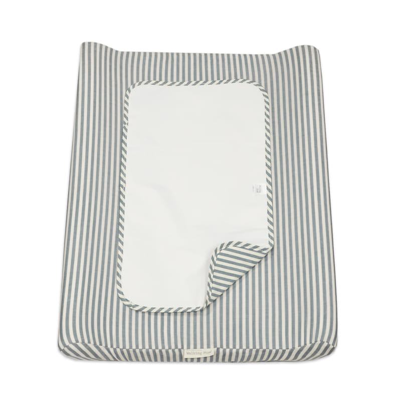 Fasciatoio Home con fodera Pasito a Pasito WM Praliné Strisce Matcha 50x70
