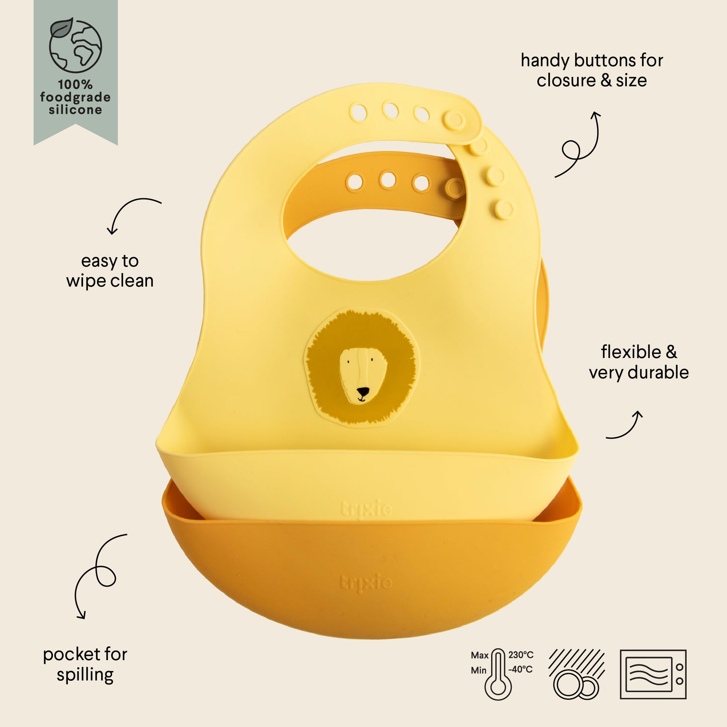 2 Bavagli in silicone  Mr. Lion