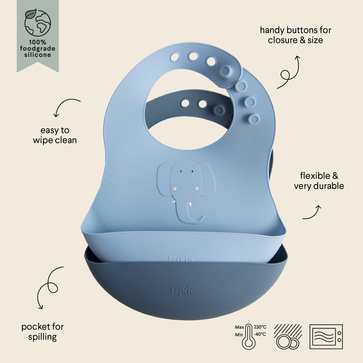 2 Bavagli in silicone  Mr. Elephant