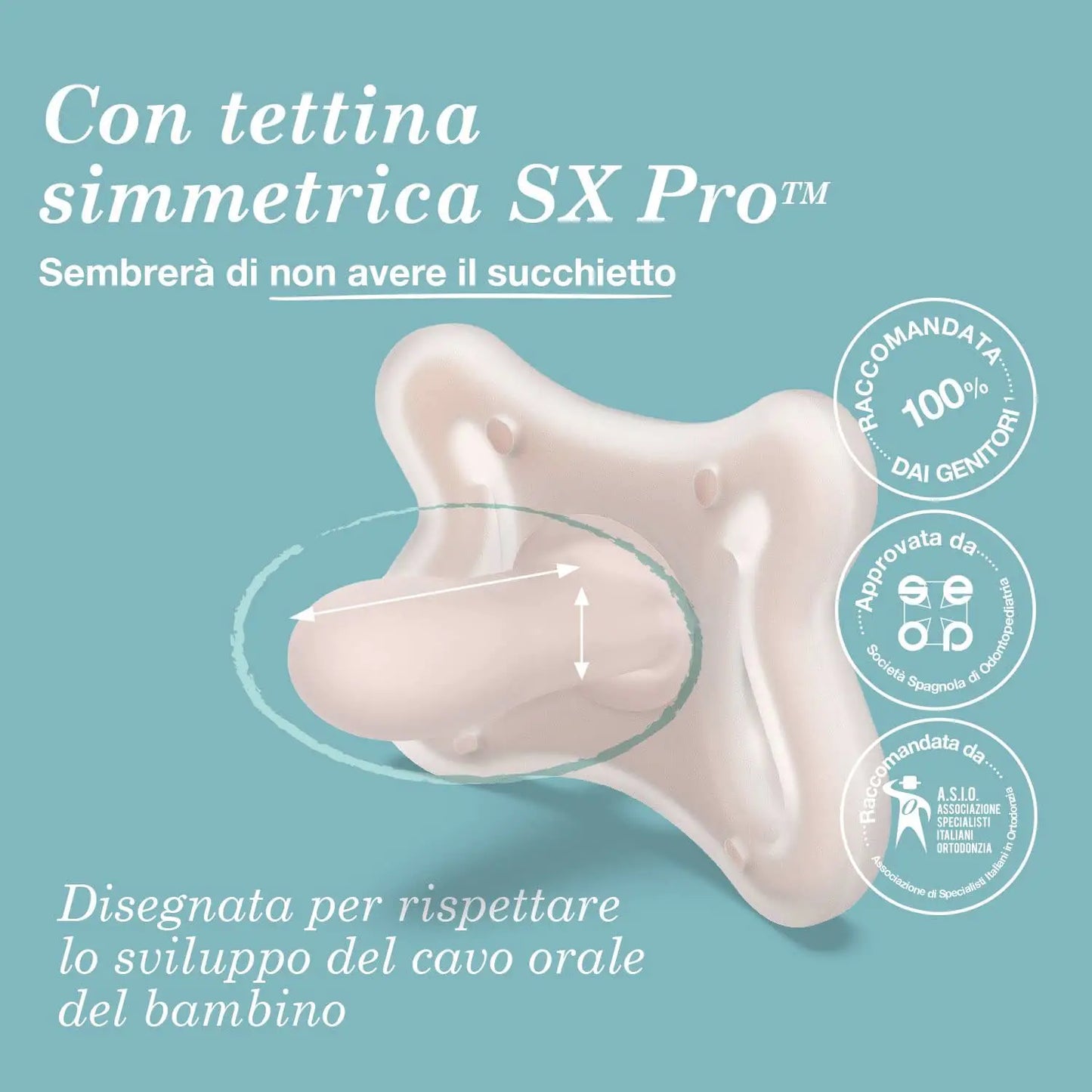 SUAVINEX - SUCCHIETTO ZERO.ZERO -2M/2M TETTINA SINISTRA PRO S Fair