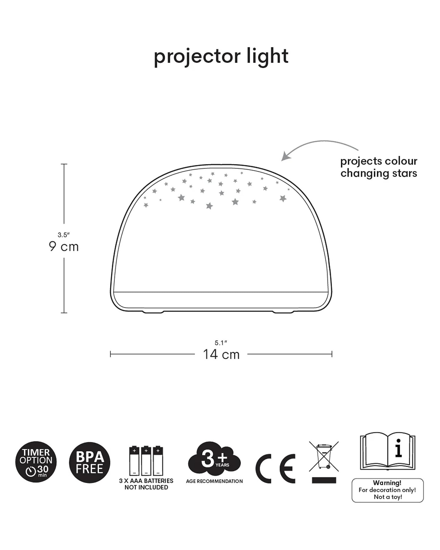 Luce LED Proiettore Ciliegie- stelle