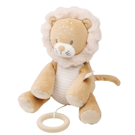 Peluche Sonoro Leone FLO, ERNEST & OLI - FLO, ERNEST & OLI - 27 cm - Ernest Marrone