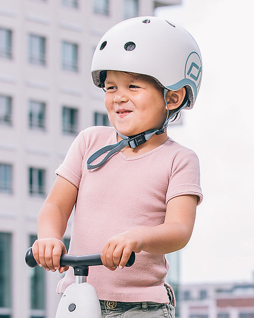 Scoot and Ride Casco Baby XXS-S - Grigio Cenere - 45-51 cm
