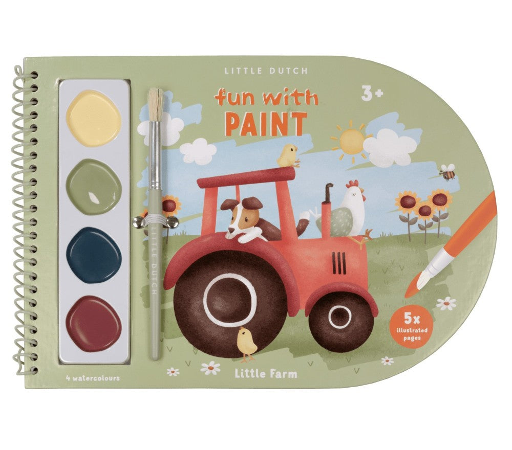 Little Dutch - ALBUM E COLORI PAINT BOOK LITTLE FARM