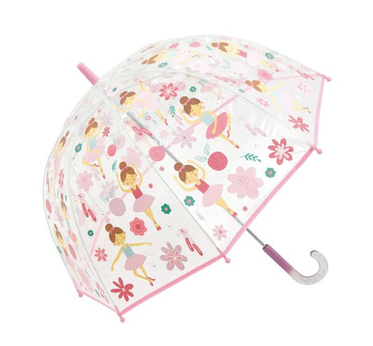 Ombrello magico trasparente a forma di ballerina - Little L