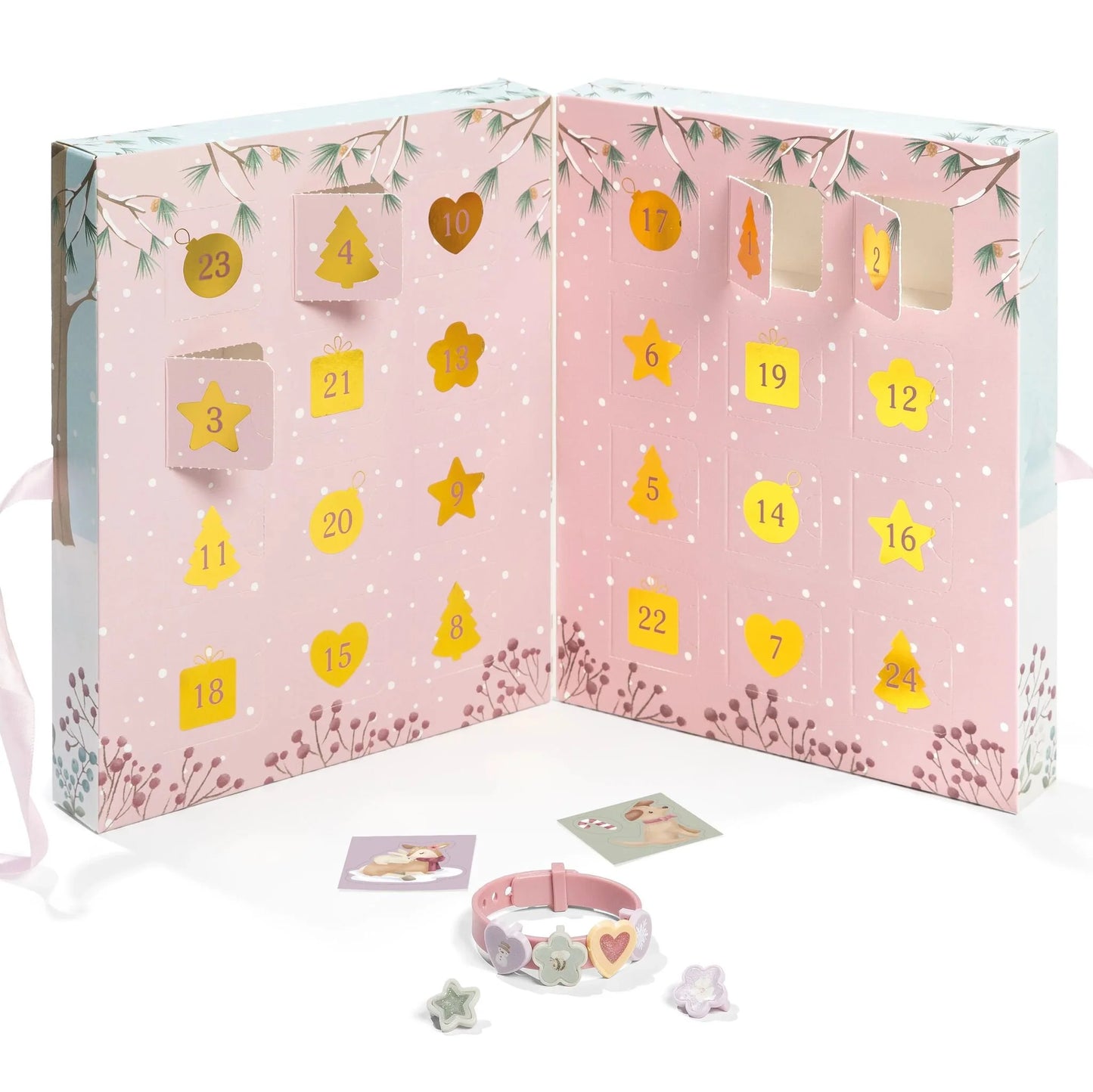 Braccialetti del calendario dell'avvento di Natale