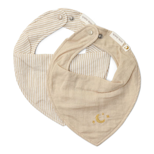 Bavaglino bandana confezione da 2 - Beige - Essentials