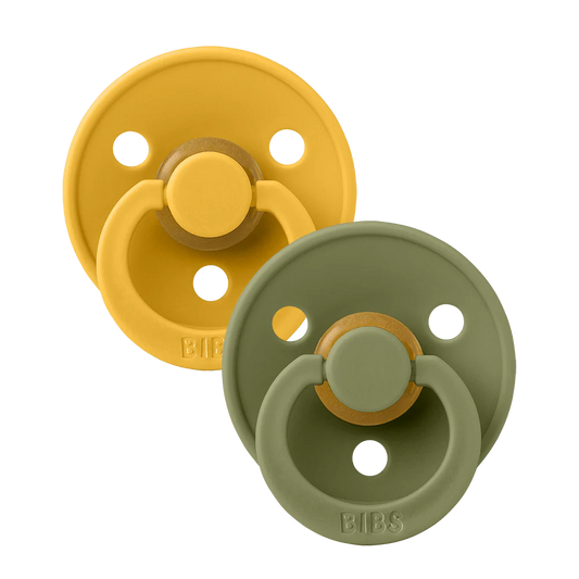 Colour 2 Pack - Honey Bee/Olive round size 1: Latex