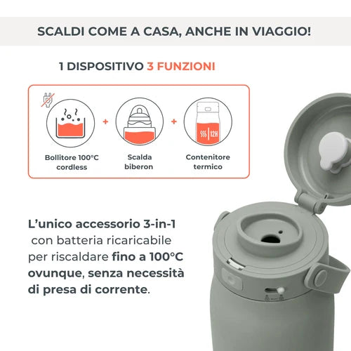 Buca - Bollitore e scalda latte portatile Hot'n'Go - 1190