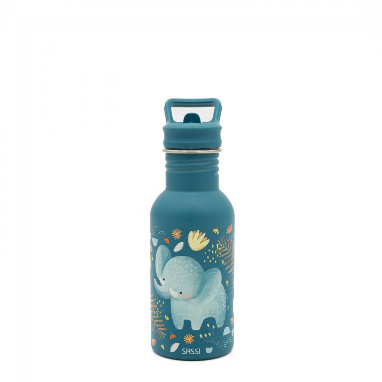 Borraccia in acciaio inox da 500 ml - Elefante Chewy - SASSI