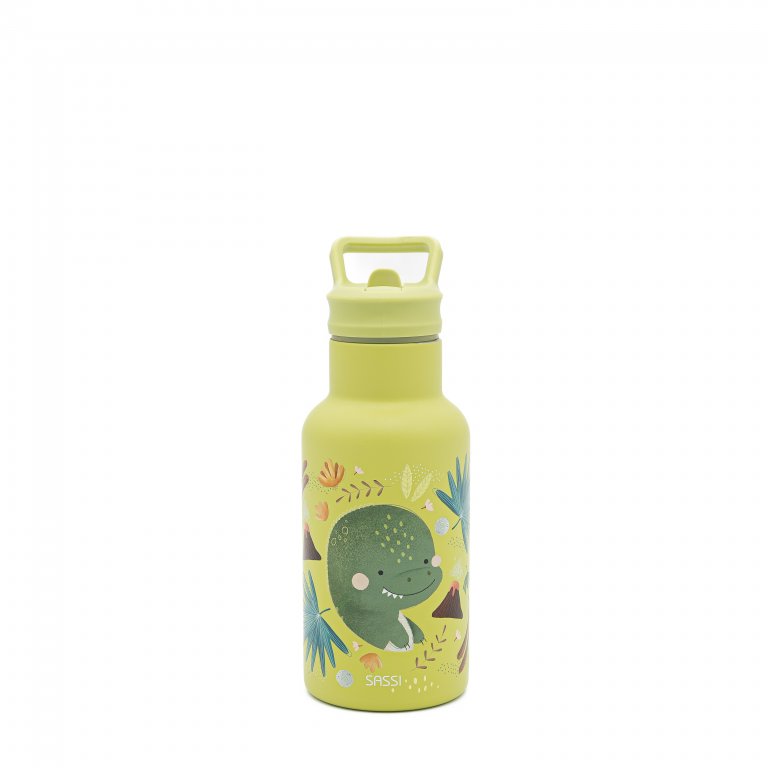 Borraccia termica in acciaio inox da 350 ml - Dinosauro Cracky - SASSI